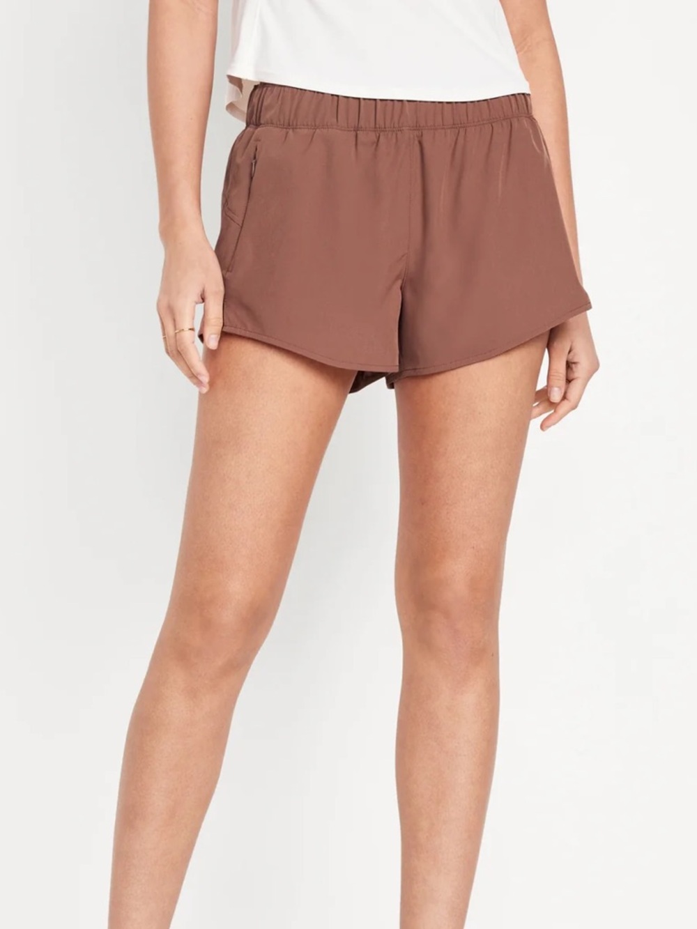 Old Navy Mid-Rise StretchTech Run Shorts 3-inch inseam